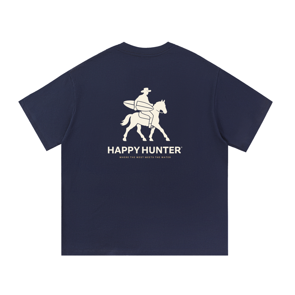Cowboy Surfer Tee - Navy
