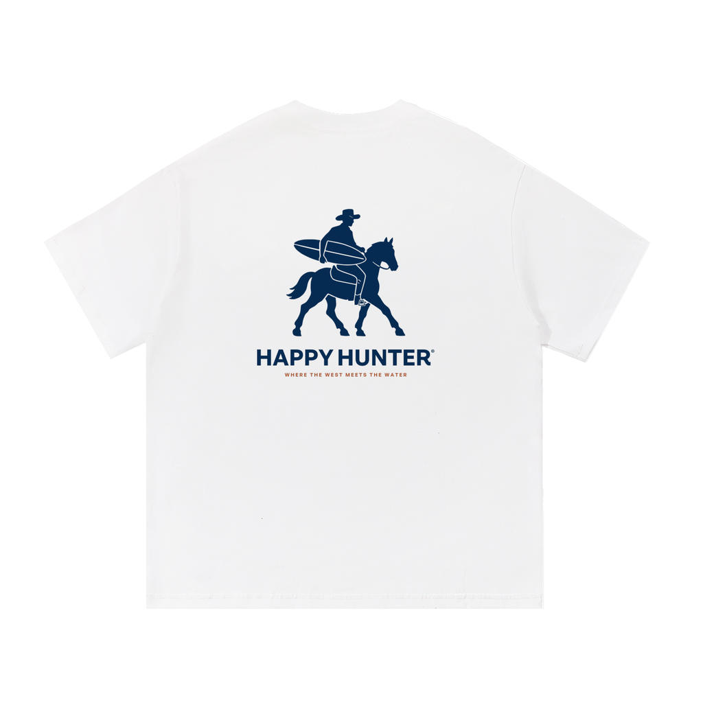 Cowboy Surfer Tee - White
