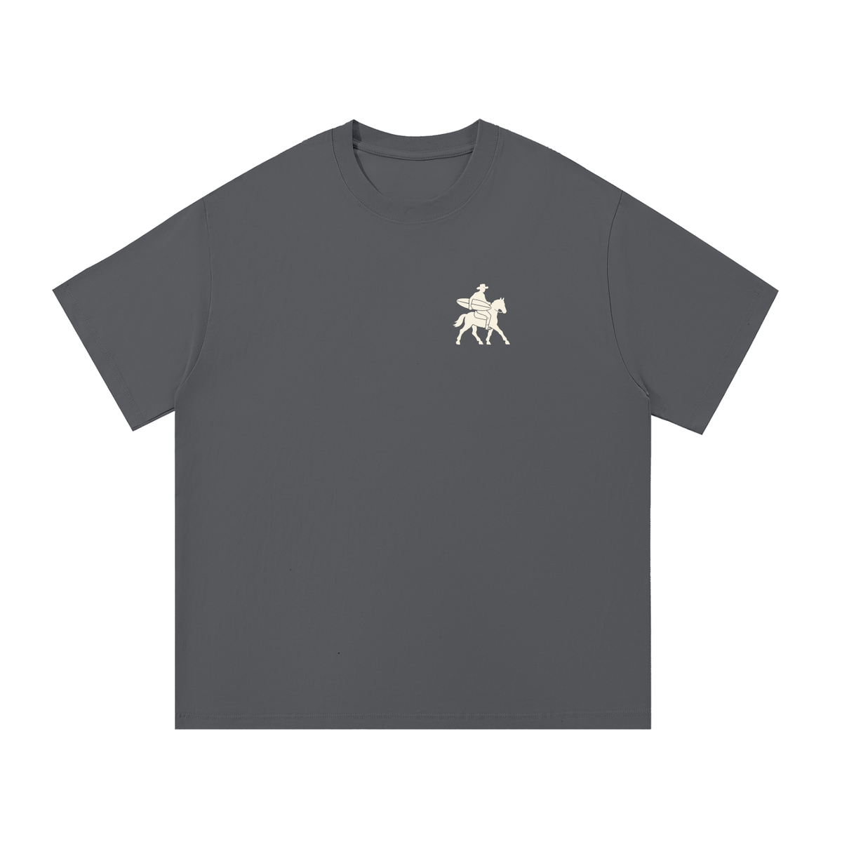 Cowboy Surfer Tee - Dark Gray