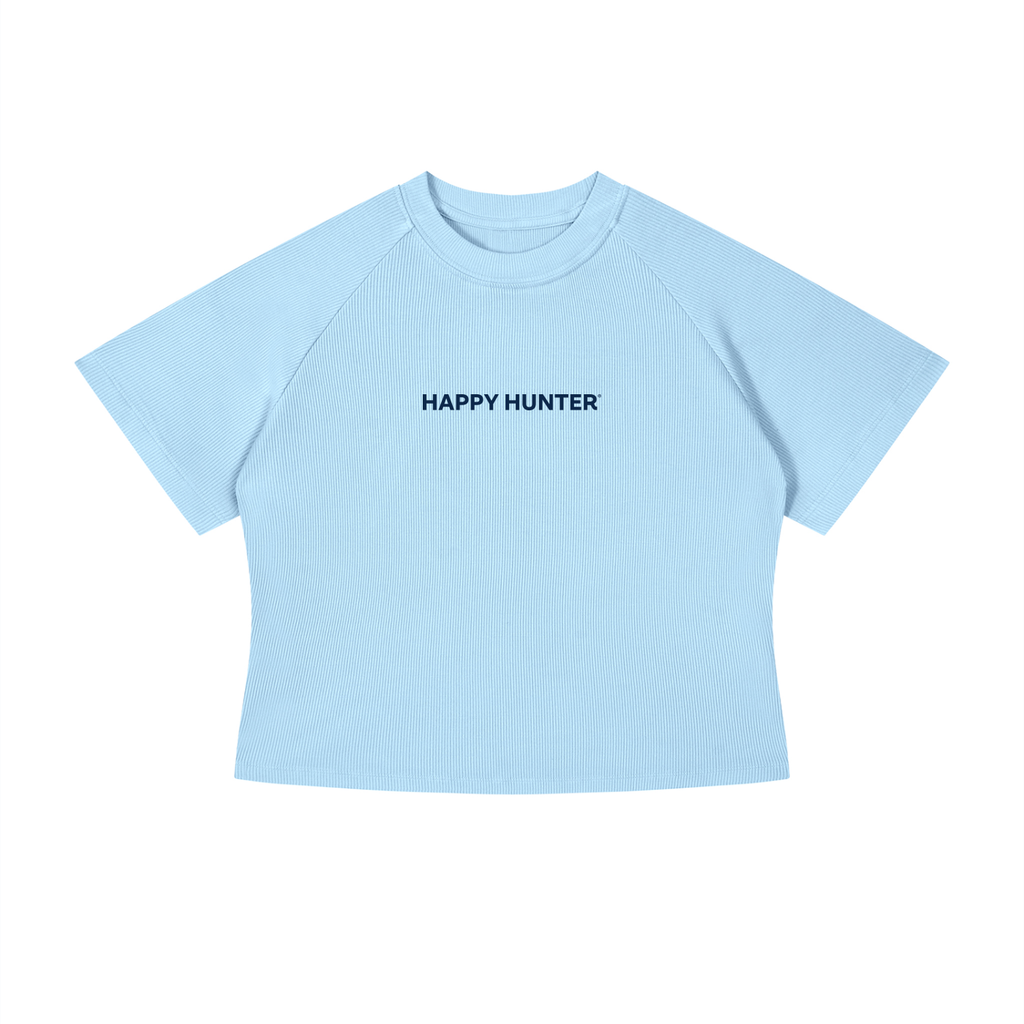 Happy Hunter Women's Logo Crop Tee