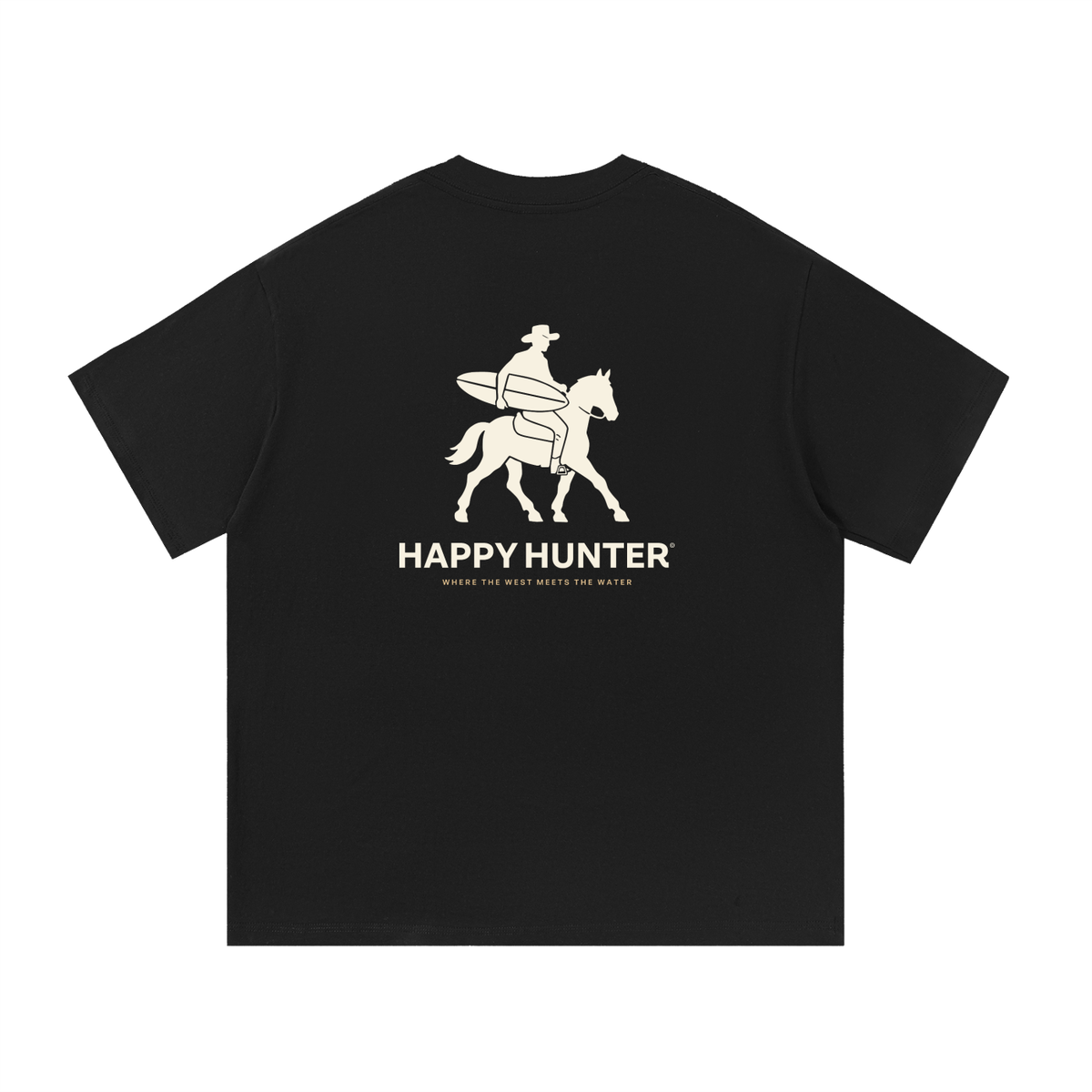 Cowboy Surfer Tee - Black