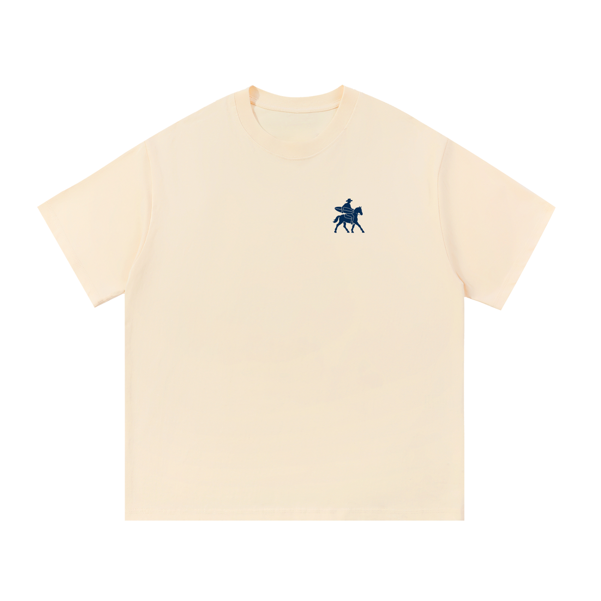 Cowboy Surfer Tee - Apricot