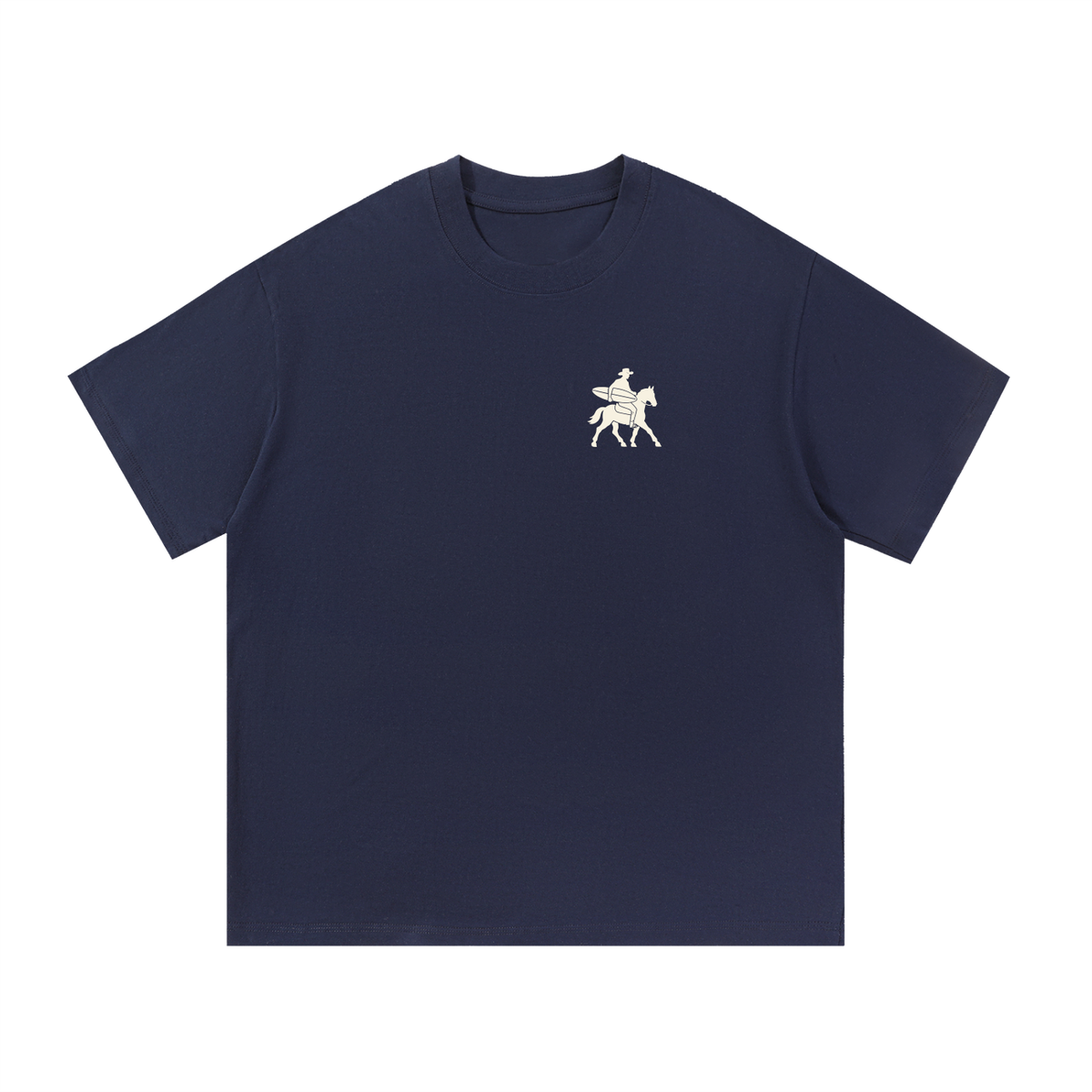 Cowboy Surfer Tee - Navy