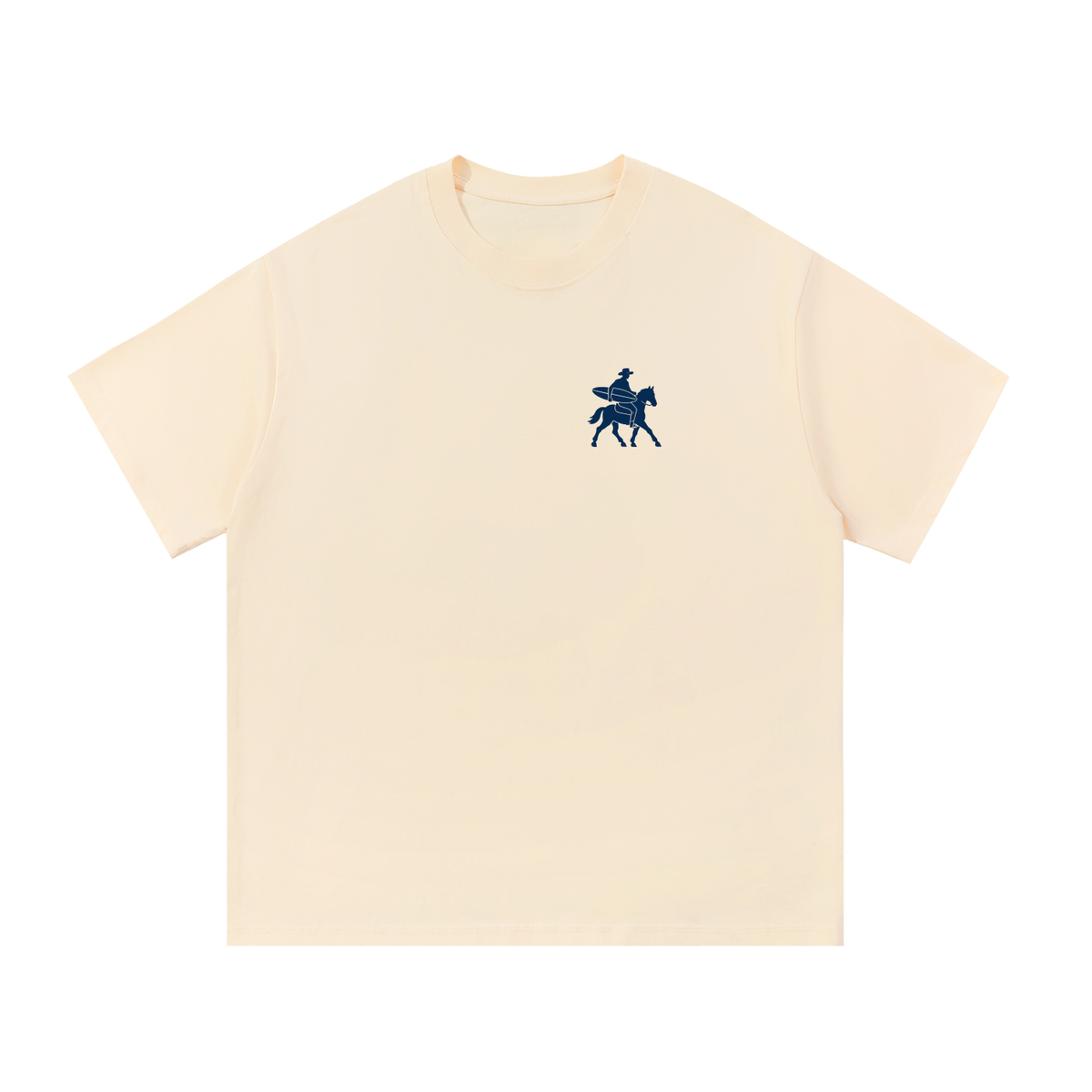 Cowboy Surfer Tee - Apricot