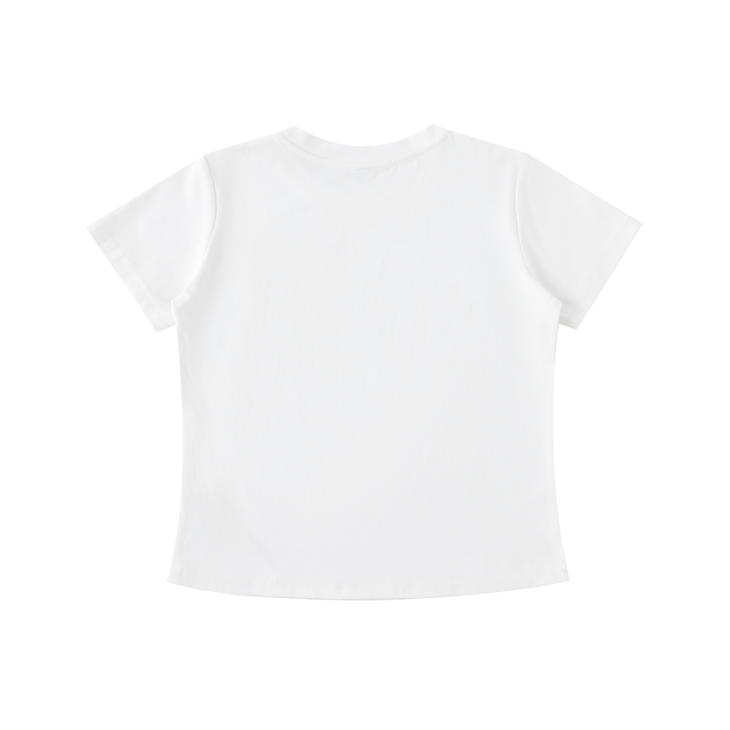Happy Hunter Women's Chest Logo Tee