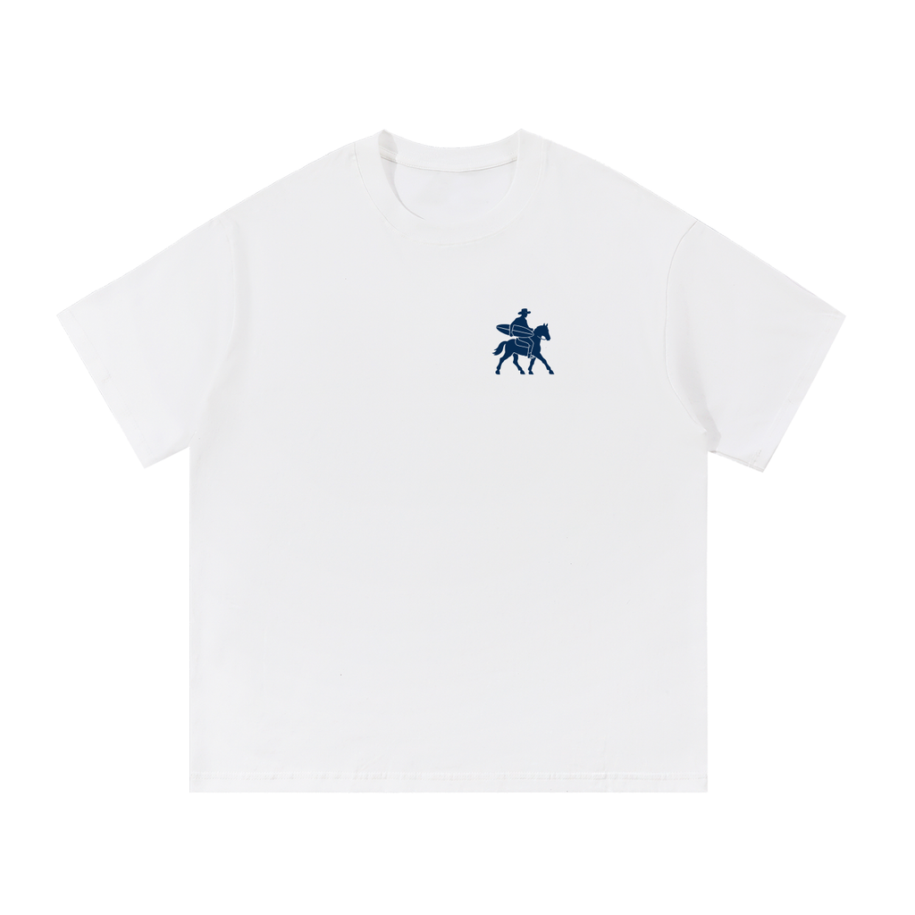 Cowboy Surfer Tee - White