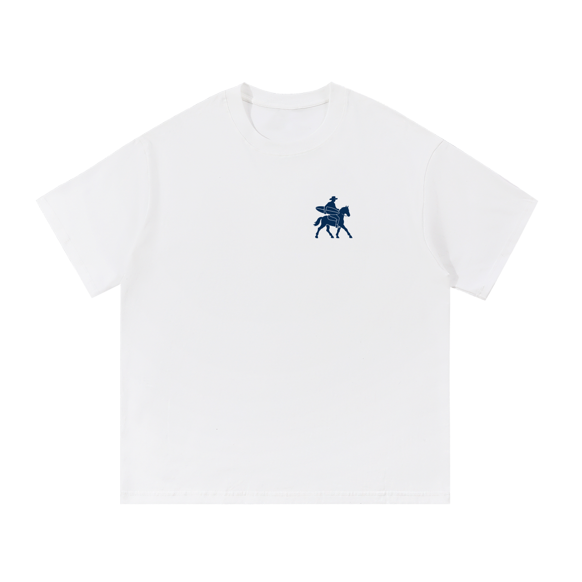 Cowboy Surfer Tee - White