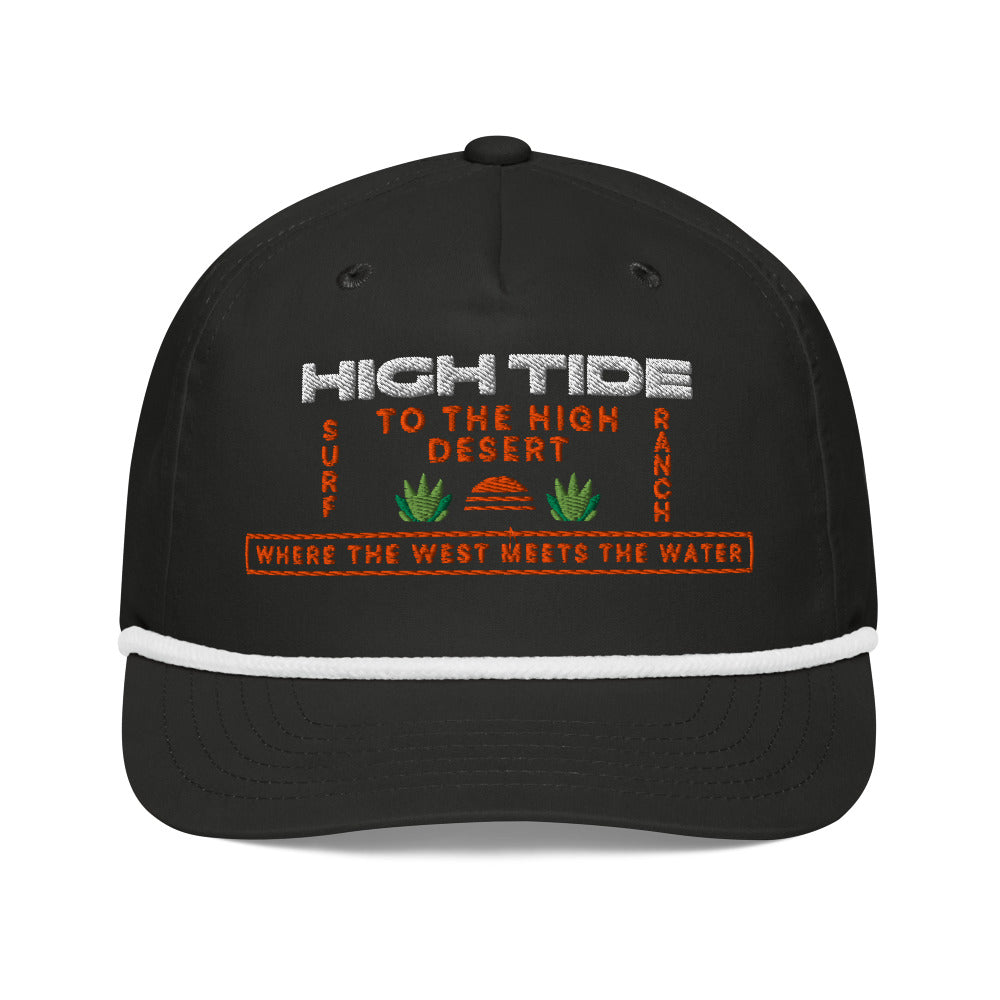 High Tide Rope Cap - Black/White