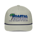 Coastal Cowboy Rope Cap - Lt Gray/Navy