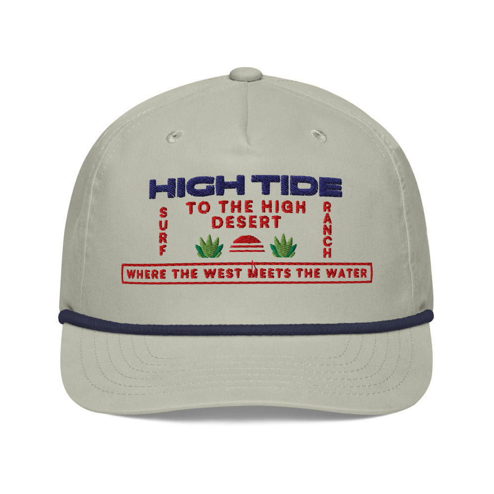 High Tide Rope Cap - Lt Gray/Navy