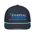 Coastal Cowboy Rope Cap - Navy/Mint