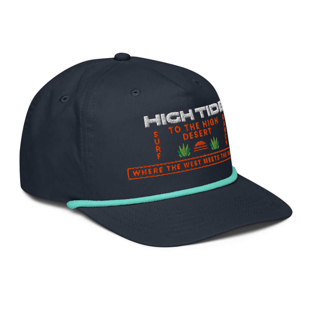 High Tide Rope Cap - Navy/Mint