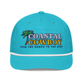 Coastal Cowboy Rope Cap - Turquoise/White