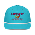 Saddle Up Rope Cap - Turquoise/White