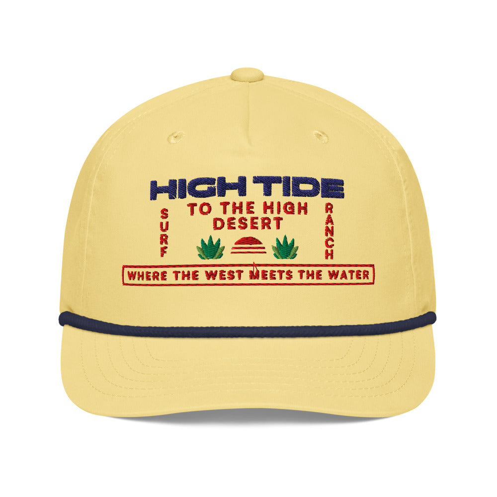 High Tide Rope Cap - Yellow/Navy