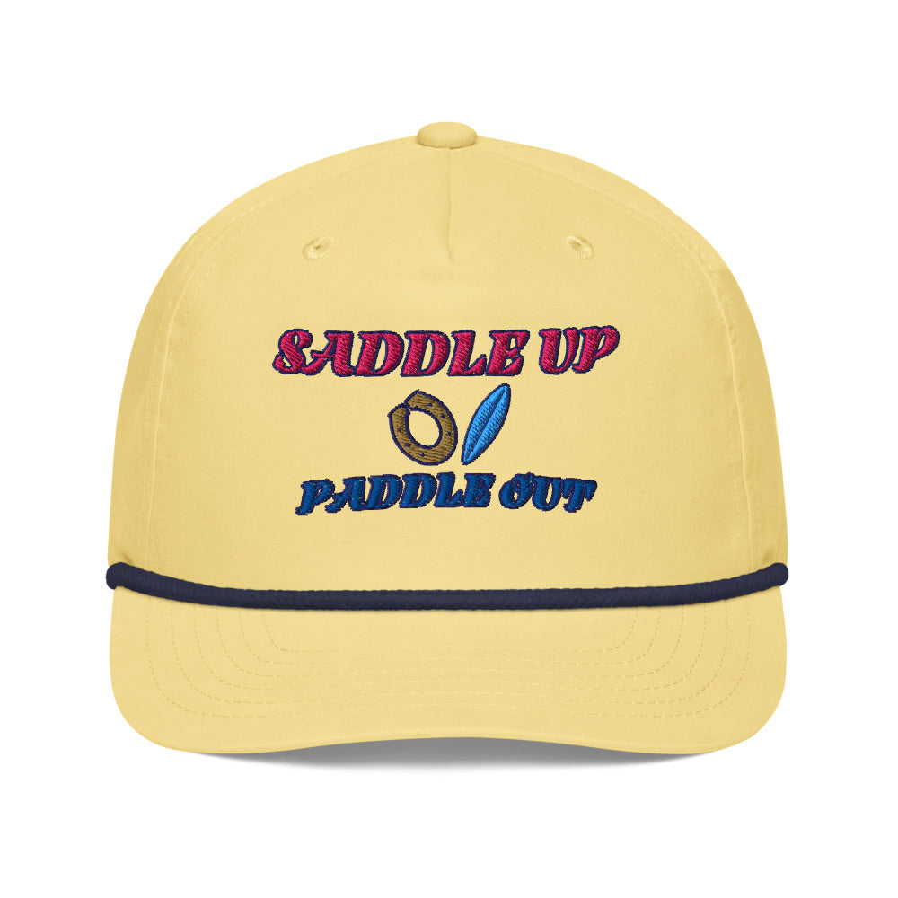 Saddle Up Rope Cap - Yellow/Navy