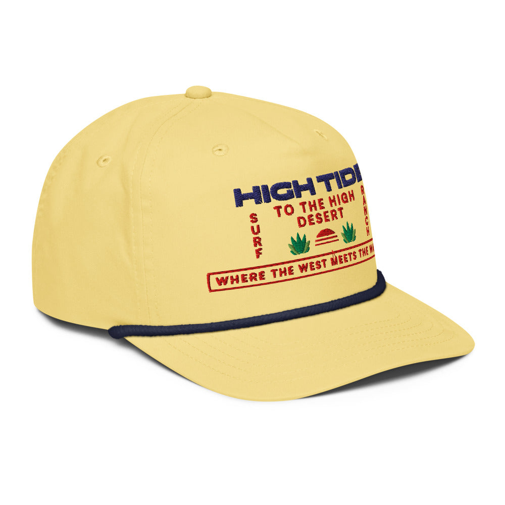 High Tide Rope Cap - Yellow/Navy