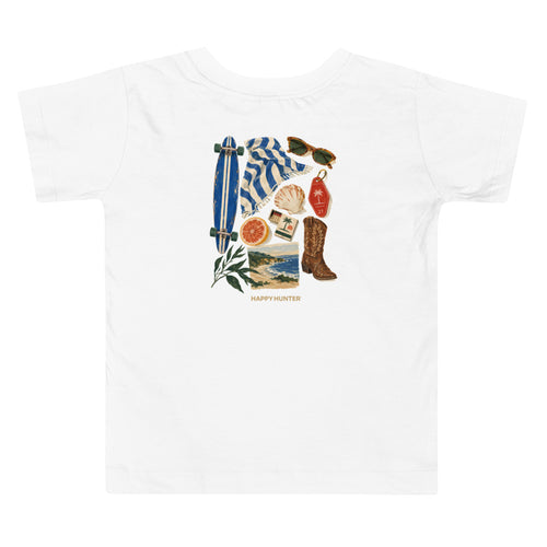 Beach Day Toddler Tee - White - hover