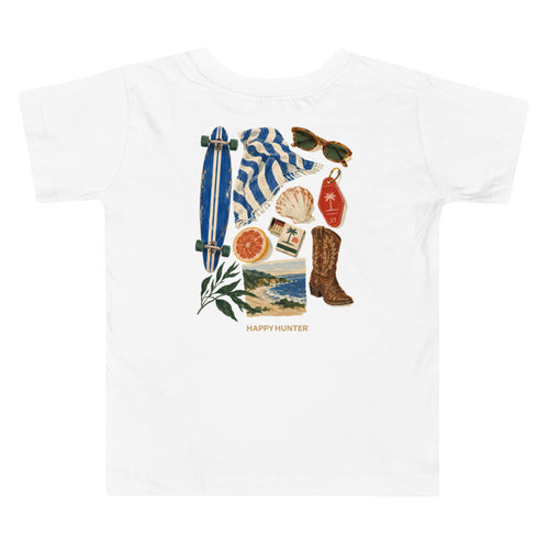 Beach Day Toddler Tee - White - hover