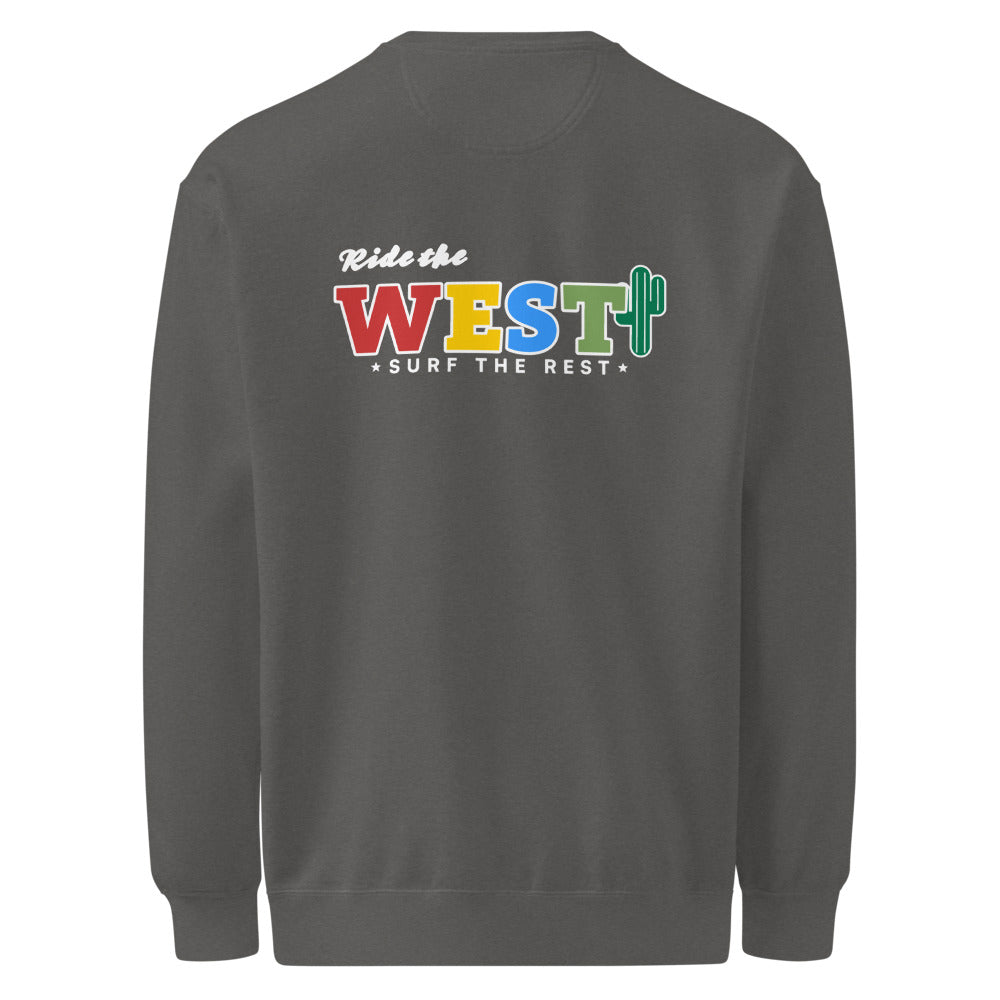 Ride the West Crewneck - back