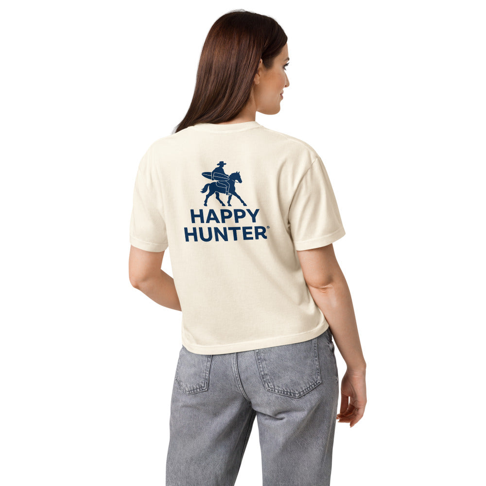 Happy Hunter Women's Boxy Tee - Ivory
